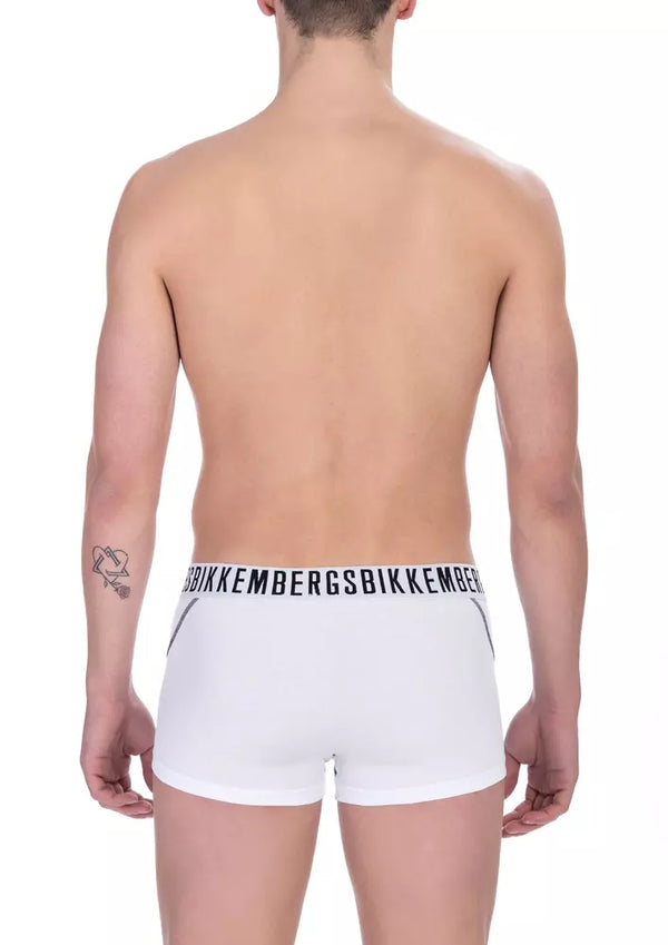 White Cotton Men's Trunk Pair