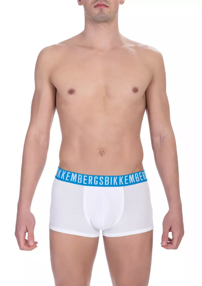 White Cotton Men's Trunk