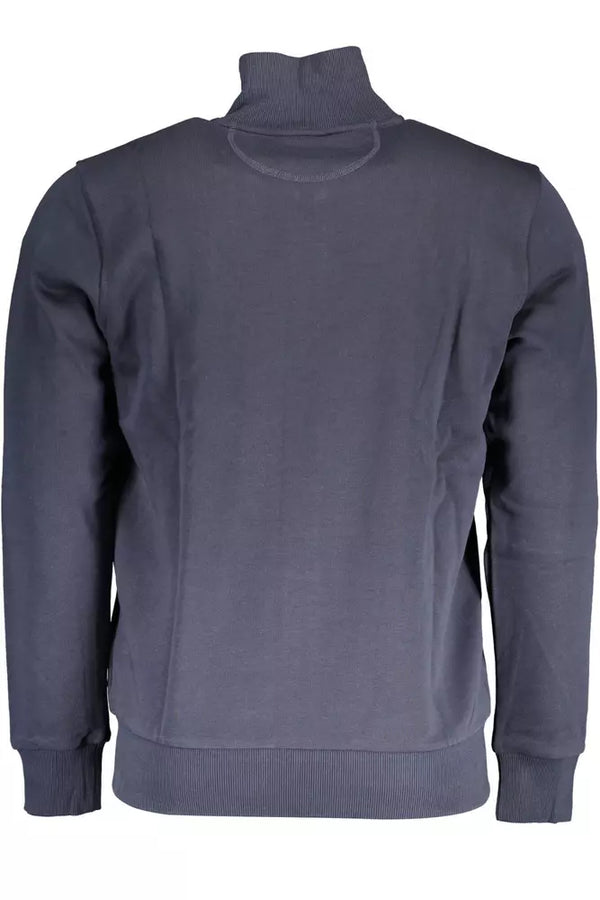 Maglione da uomo in cotone blu