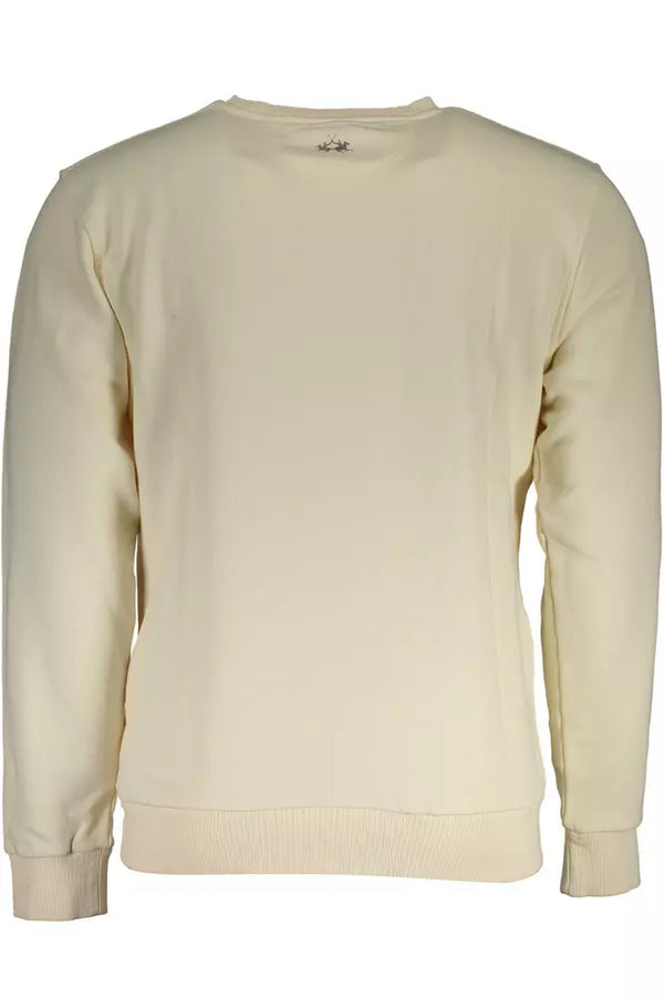 Maglione da uomo in cotone bianco