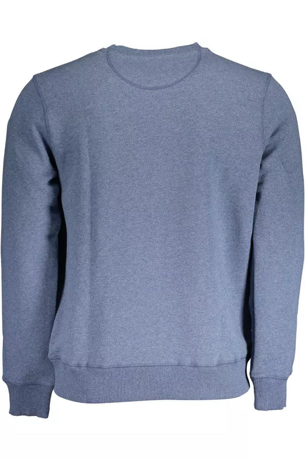 Maglione da uomo in cotone blu