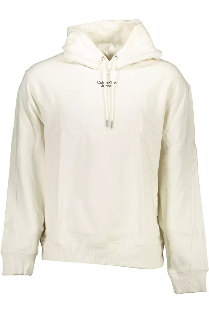 Maglione da uomo in cotone bianco