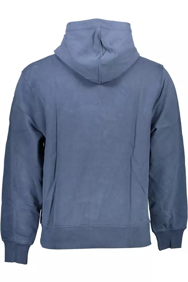 Maglione da uomo in cotone blu