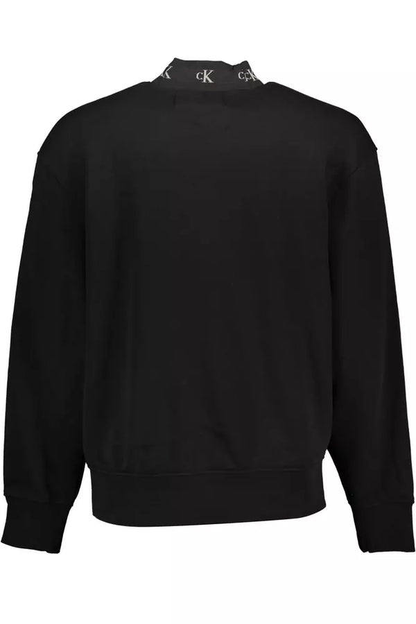 Maglione da uomo in cotone nero