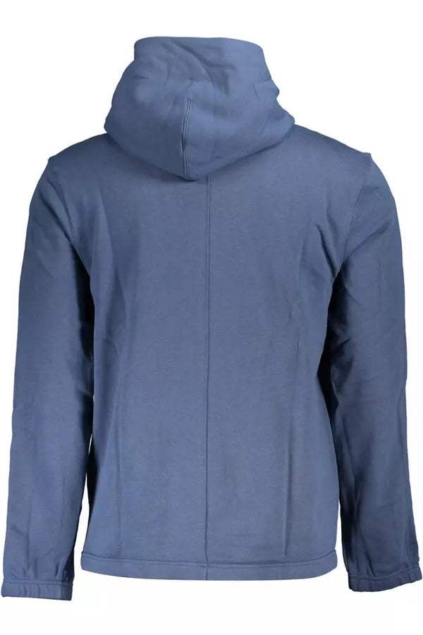 Maglione da uomo in cotone blu