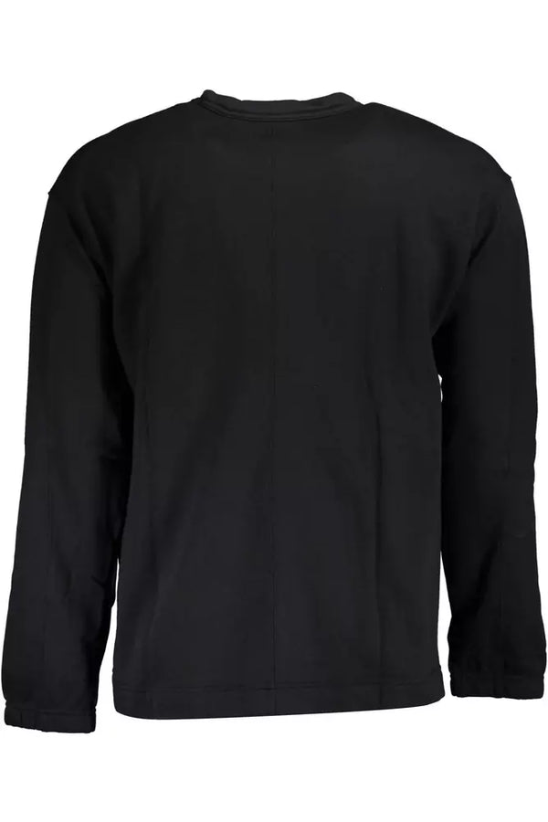 Maglione da uomo in cotone nero