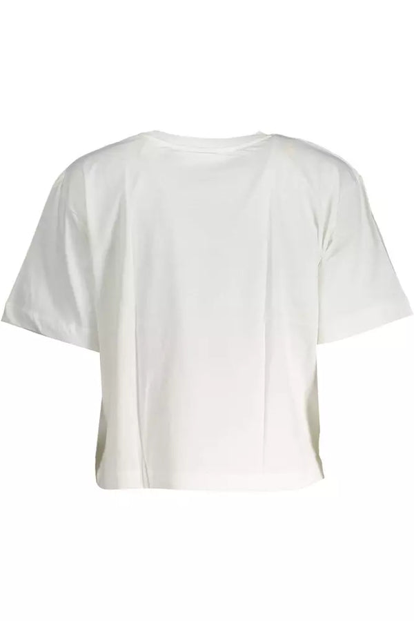 Top donna in cotone bianco