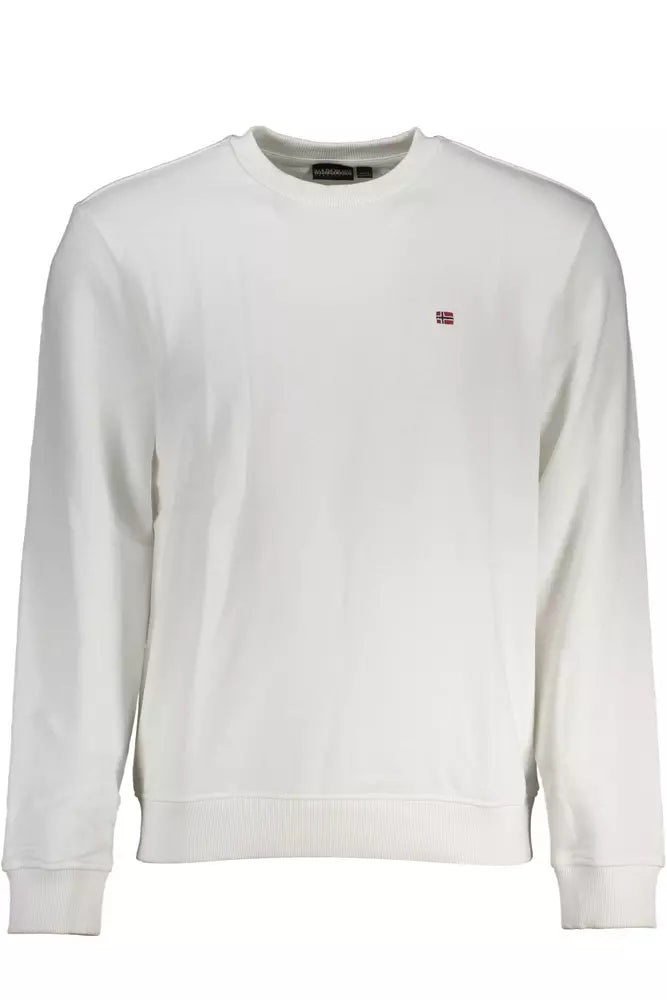 Maglione da uomo in cotone bianco