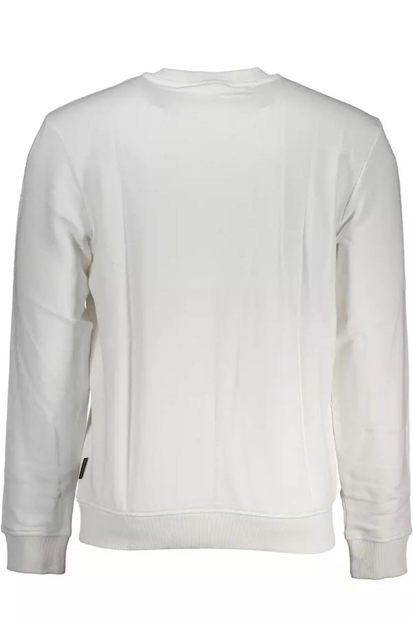 Maglione da uomo in cotone bianco