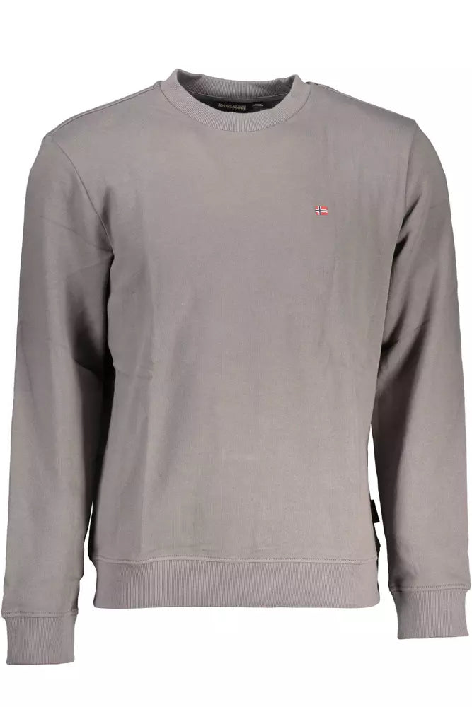 Maglione da uomo in cotone grigio