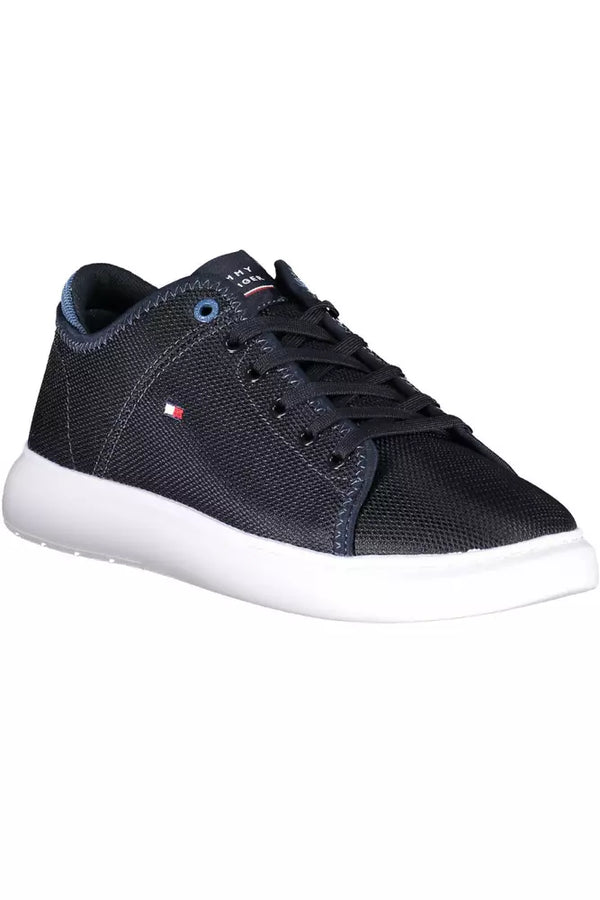 Sneaker uomo in poliestere blu