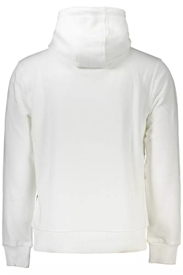 White Cotton Men Sweatshirt