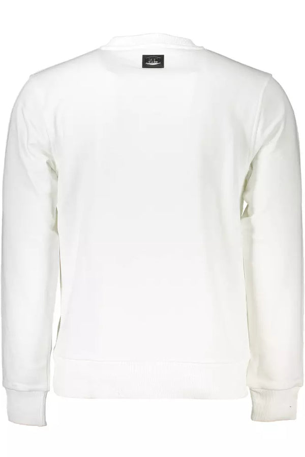 Maglione da uomo in cotone bianco