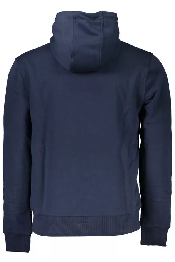 Maglione da uomo in cotone blu