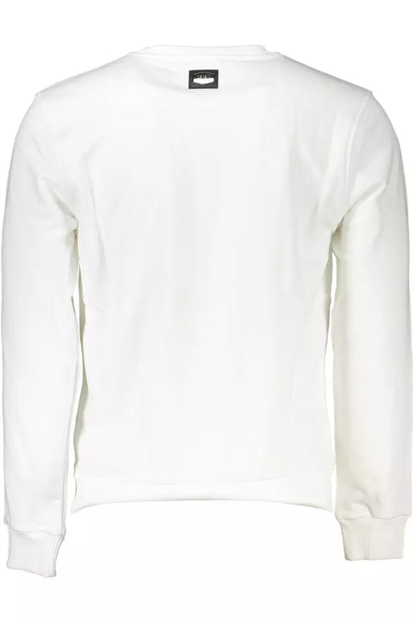 Maglione da uomo in cotone bianco