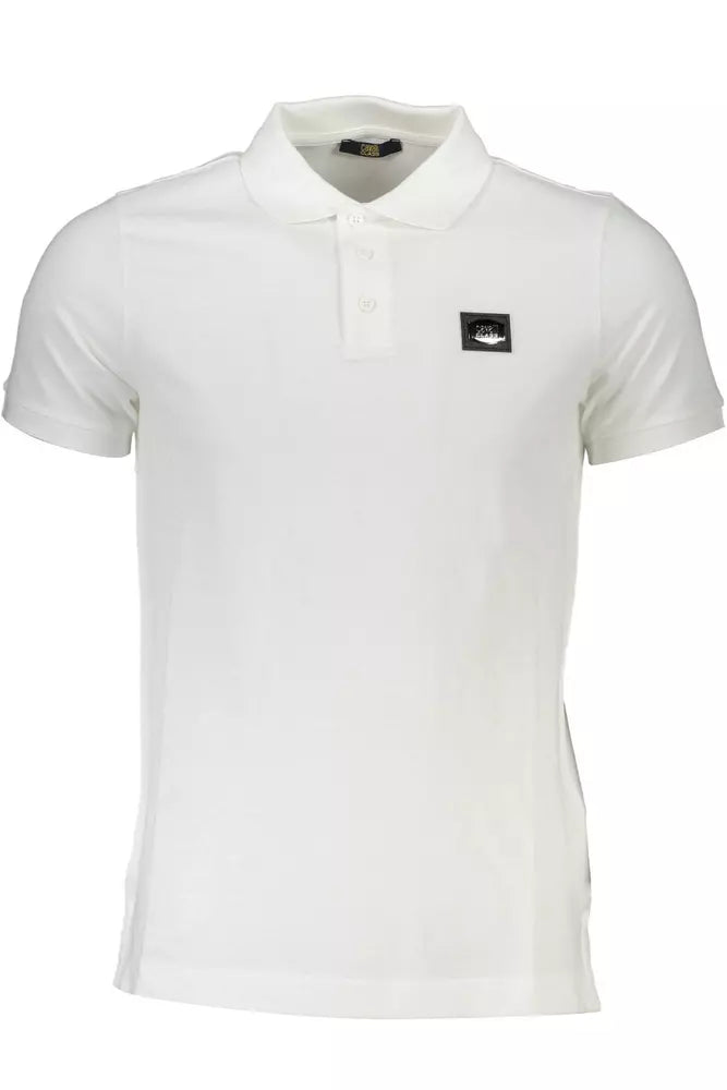 Polo uomo in cotone bianco