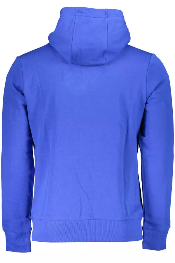 Maglione da uomo in cotone blu