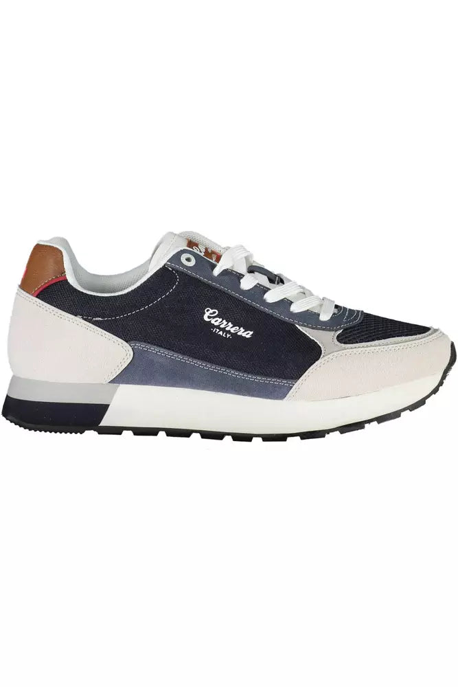 Blue Polyethylene Men Sneaker