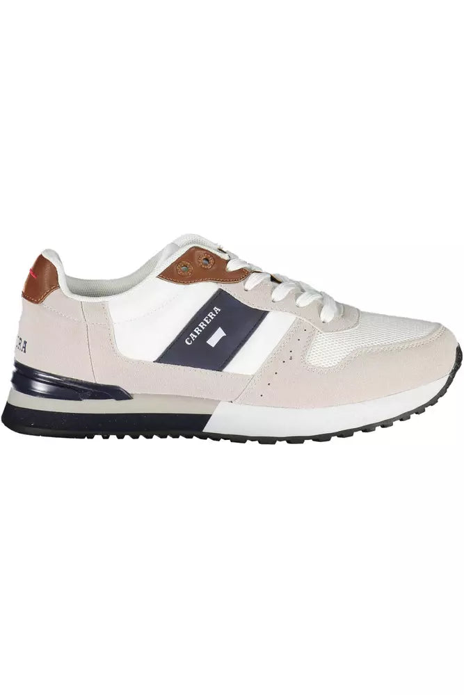 Sneaker uomo in pelle bianca ECO