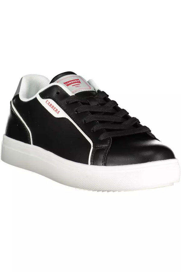 Black Polyethylene Men Sneaker