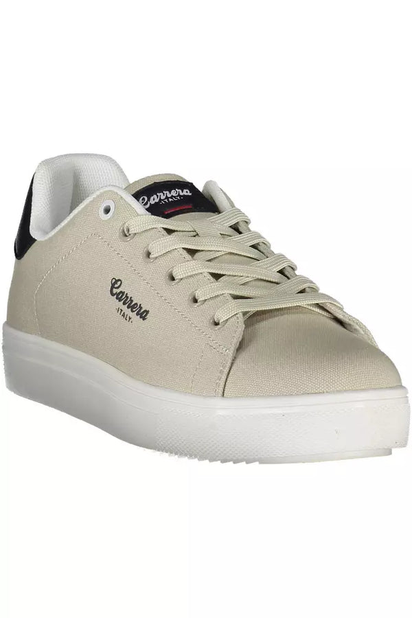 Sneaker uomo in polietilene beige