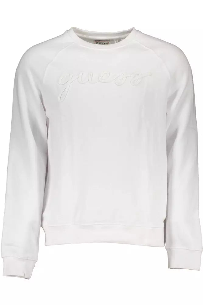 Maglione da uomo in cotone bianco