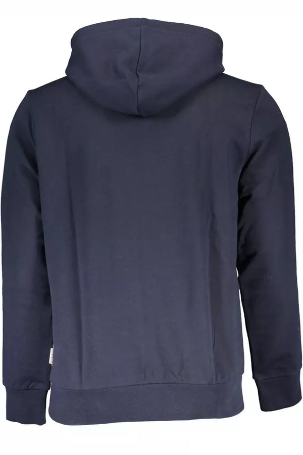 Maglione da uomo in cotone blu