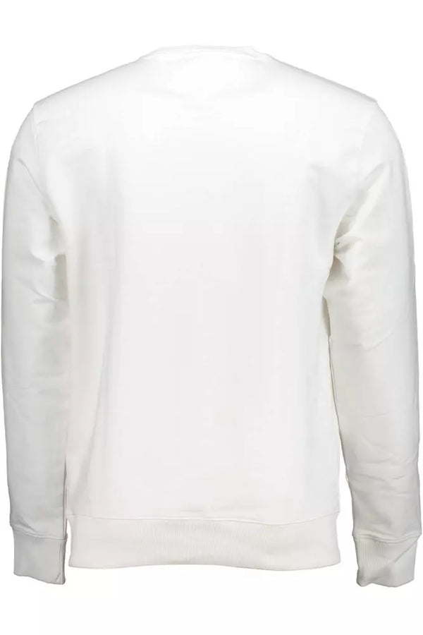 Maglione da uomo in cotone bianco