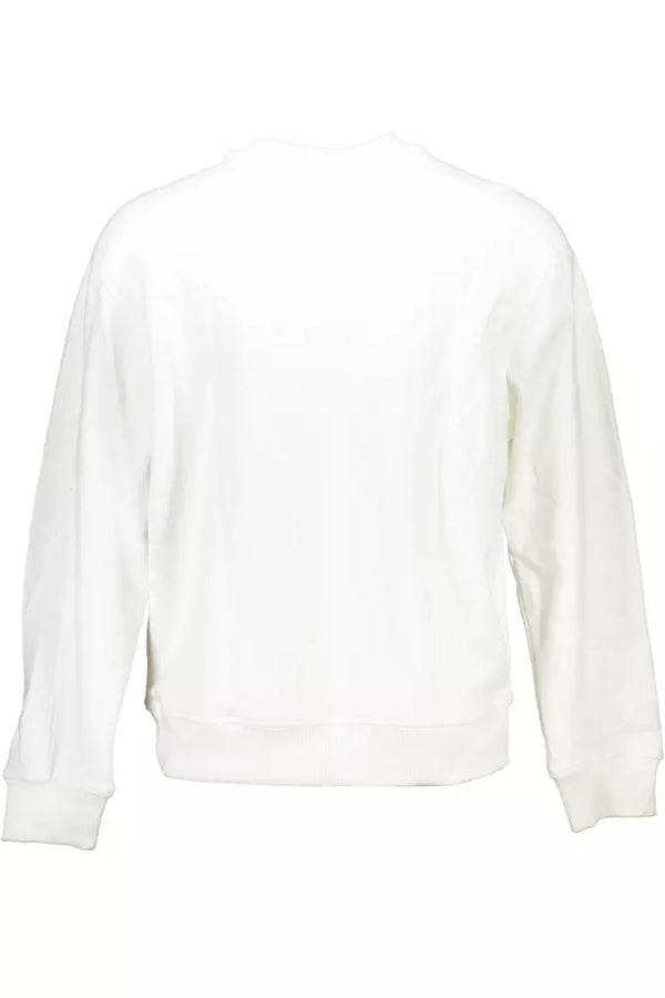 Maglione da uomo in cotone bianco