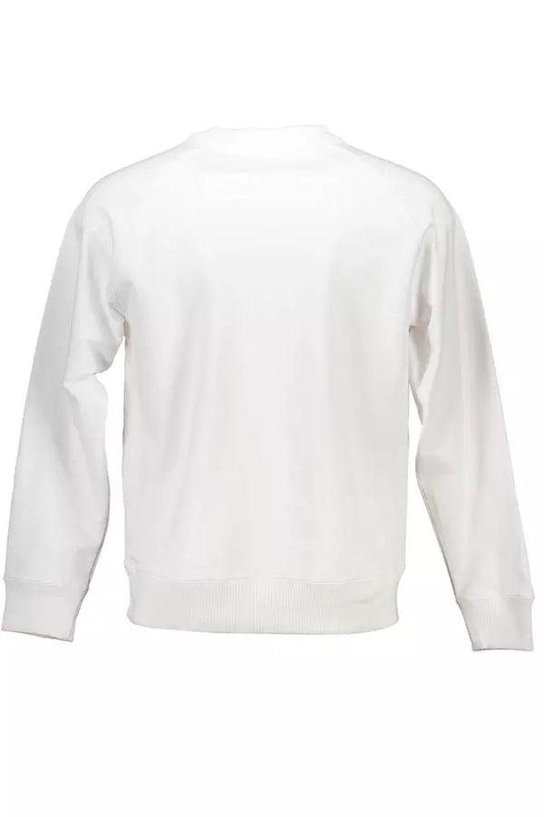 Maglione da uomo in cotone bianco