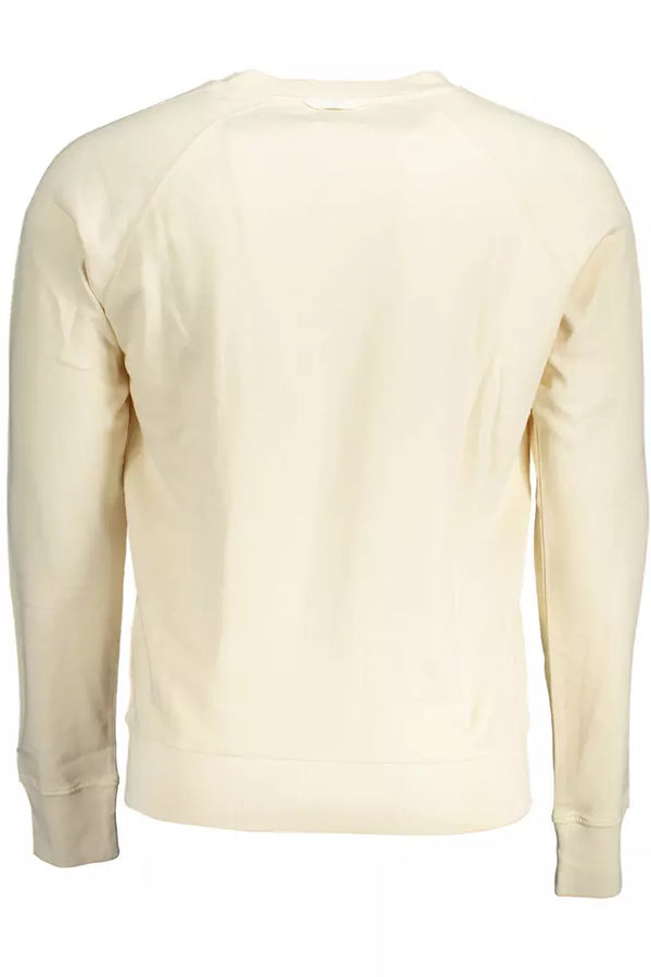 Maglione da uomo in cotone beige