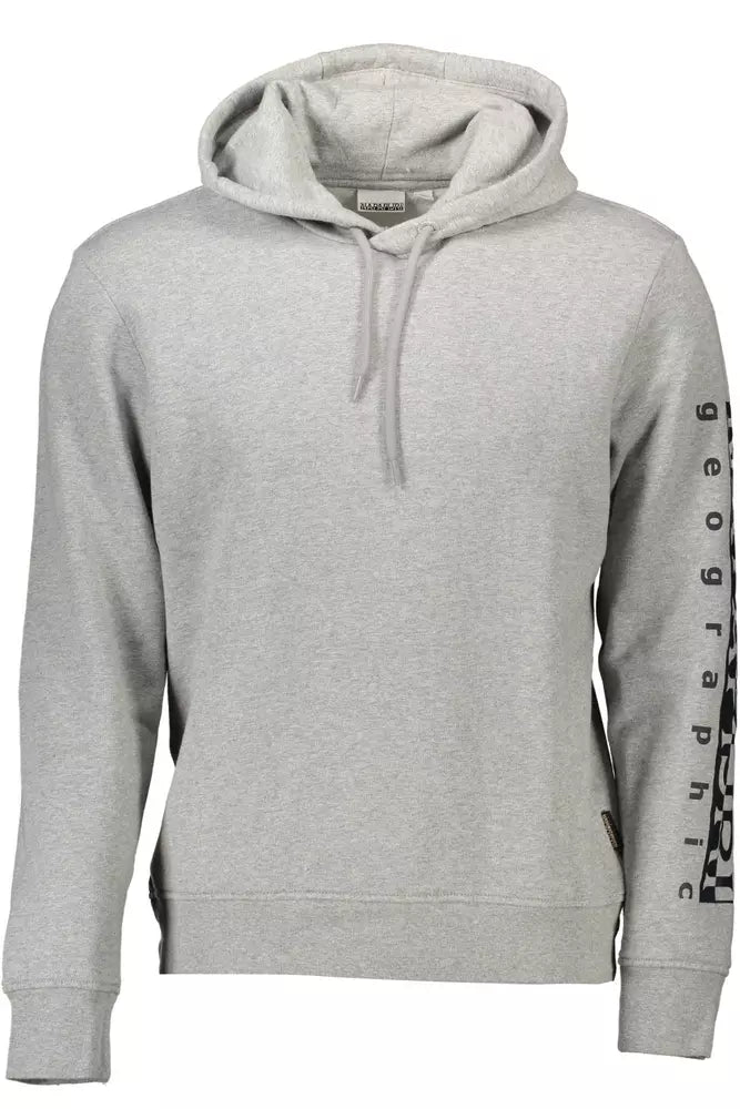 Maglione da uomo in cotone grigio