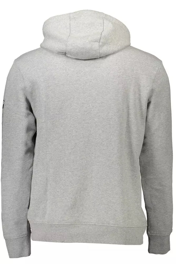 Maglione da uomo in cotone grigio