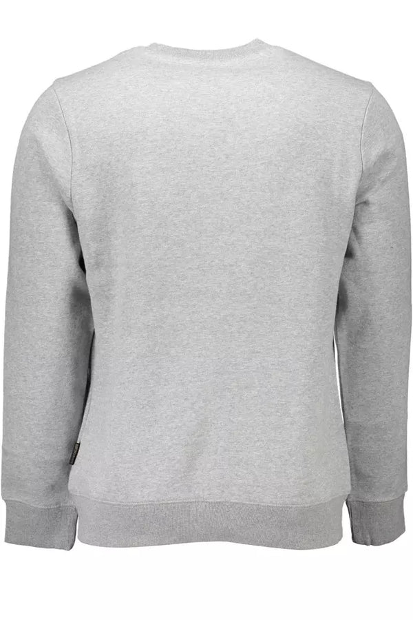 Maglione da uomo in cotone grigio