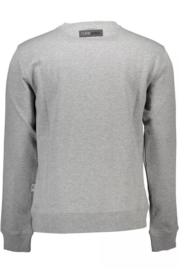 Maglione da uomo in cotone grigio