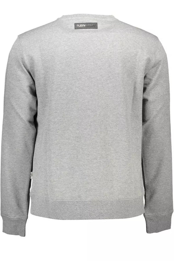 Maglione da uomo in cotone grigio