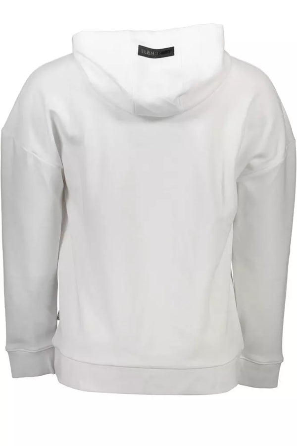 Maglione da uomo in cotone bianco