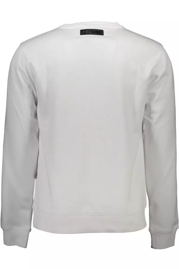 Maglione da uomo in cotone bianco