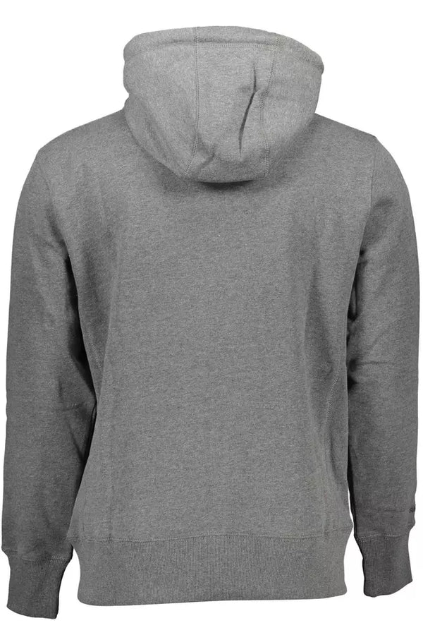 Maglione da uomo in cotone grigio