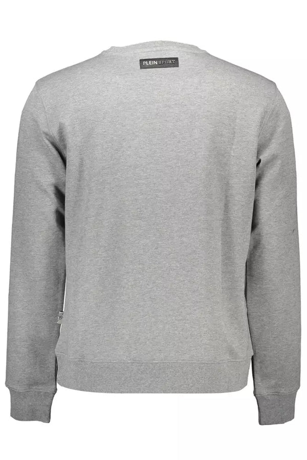 Maglione da uomo in cotone grigio