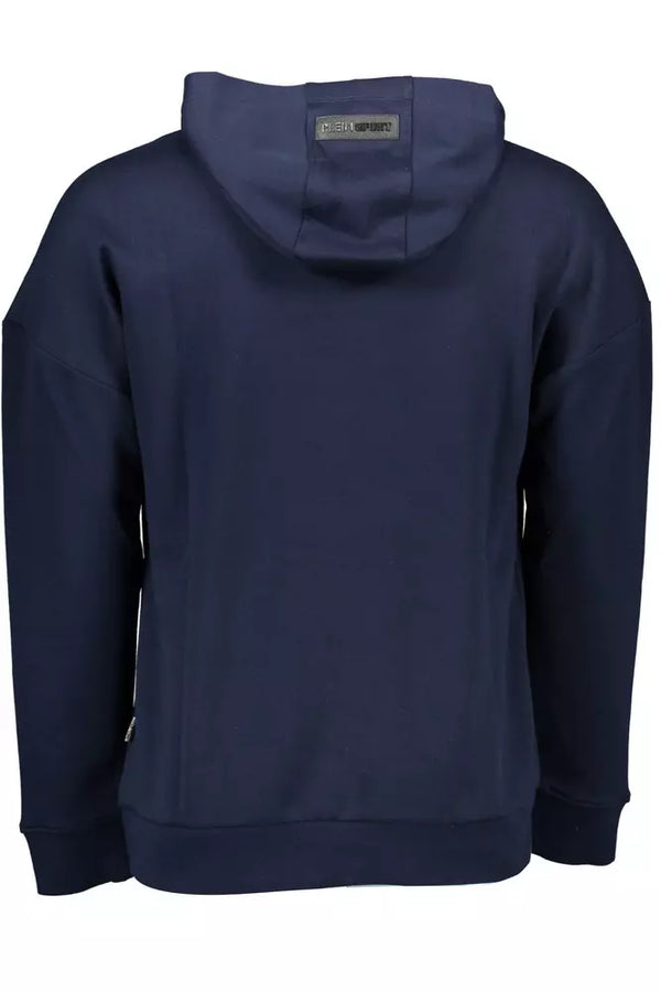 Maglione da uomo in cotone blu