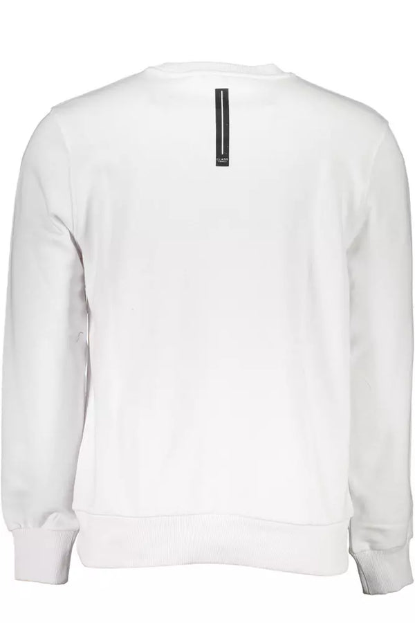 Maglione da uomo in cotone bianco