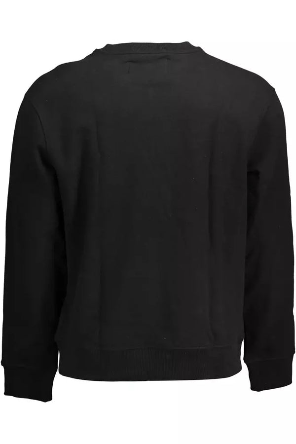 Maglione da uomo in cotone nero