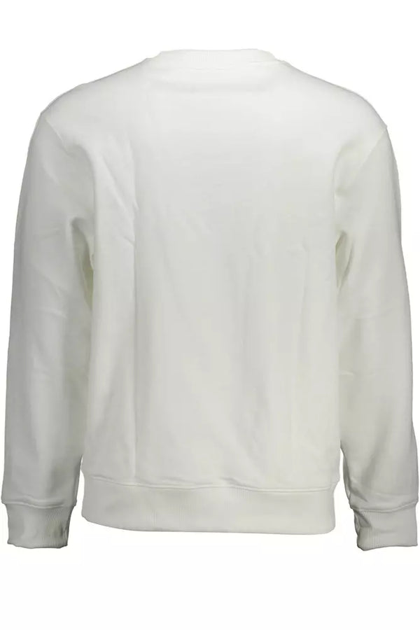 Maglione da uomo in cotone bianco