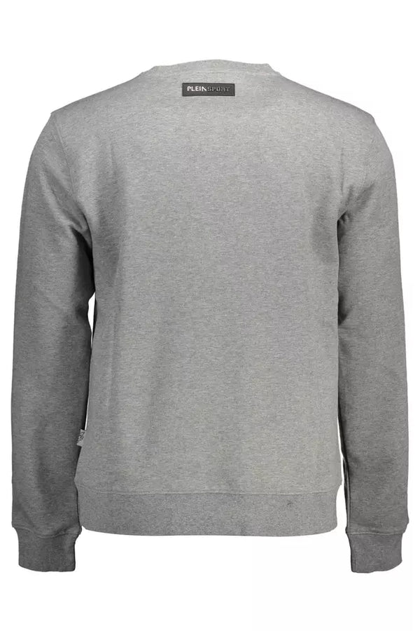 Maglione da uomo in cotone grigio