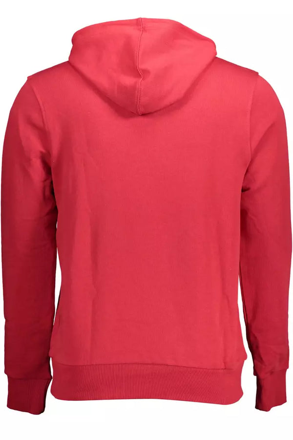 Red Cotton Men Sweater