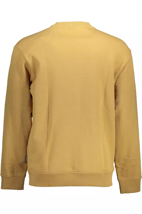 Maglione da uomo in cotone beige