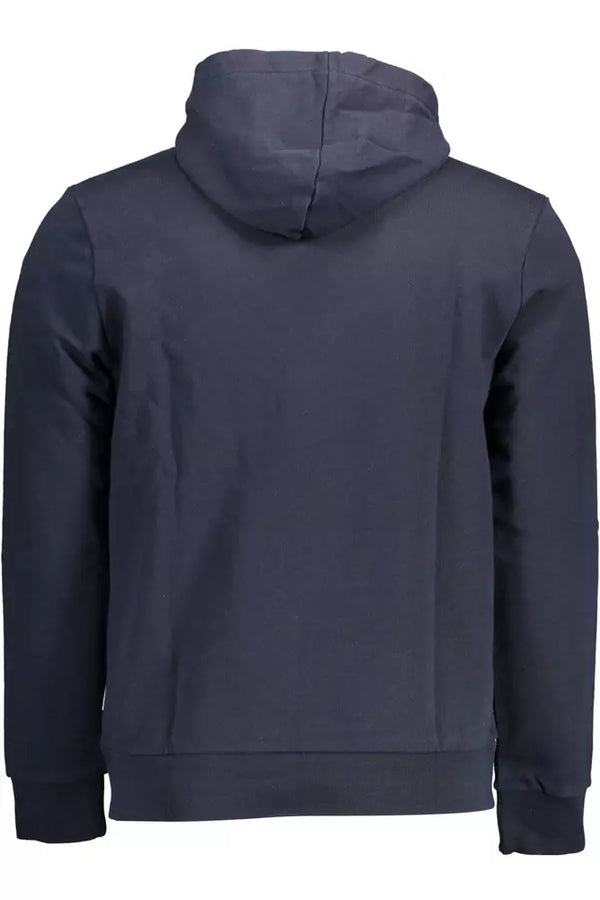 Maglione da uomo in cotone blu