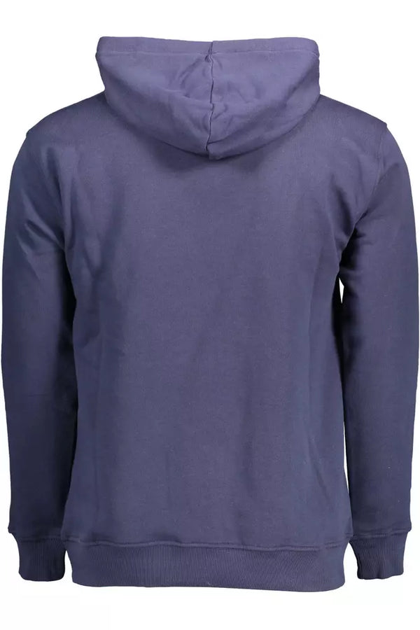 Maglione da uomo in cotone blu