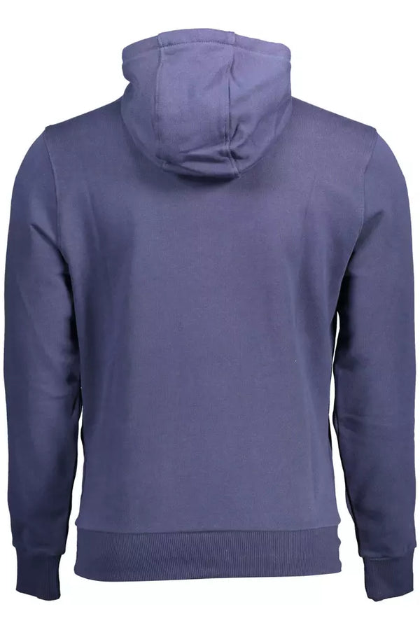 Maglione da uomo in cotone blu